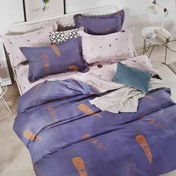 Povlečení Numberoplus Balvněné povlečení modrá - healthy carrot