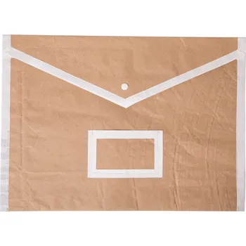 Složka papírová na dokumenty A4 – hnědá – bezobal 5 ks