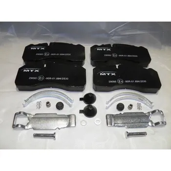 Brzdová destička Destičky brzdové MB, MAN, BOVA, SAF, BPW, MERCEDES