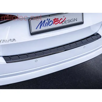 Auto-moto Práh pátých dveří s výstupky, černý lesklý "klavírlak", Škoda Octavia IV. Combi