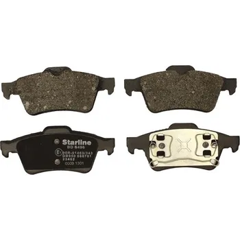 Brzdová destička Sada brzdových destiček STARLINE