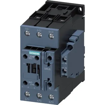 Stykač 3RT2037-1NB36 stykač, AC-3, 65A/30kW/400V, 3pólový, AC/DC 20-33V, 2 NO + 2 NC, šroubová svorka, Siemens