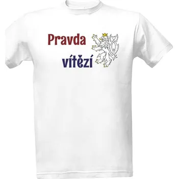 Pánské tričko Tričko s potiskem Tričko Pravda vítězí pánské