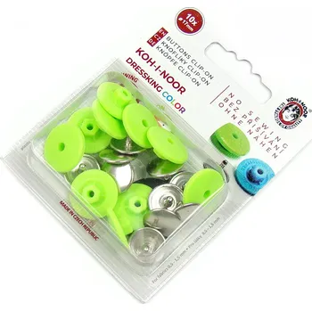 Knoflík Knoflík dressking 10ks reflexní žlutá 972