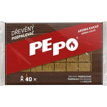 Podpalovač PEPO Dřevěný podpalovač 40 podpalů 