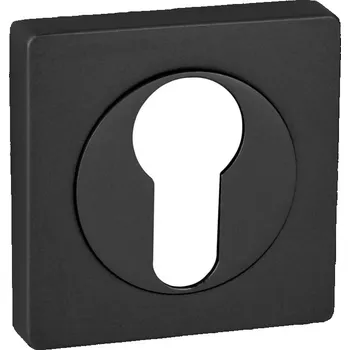 Dveřní kování DOMINO rozeta QUADRO-QR PZ - BLACK