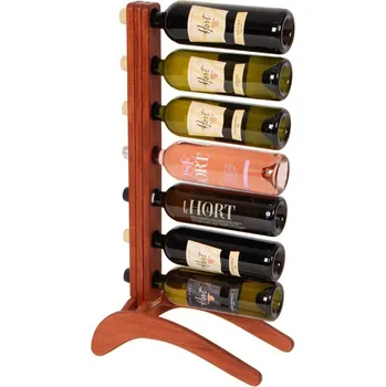 Stojan na víno Stojan na víno 612 - Dřevěný stojan na 7 lahví vína