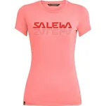 Salewa Graphic DRY W S/S Tee Shell pink melange S