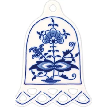 Vánoční ozdoba Cibulák Dubí Vánoční ozdoba - zvonek - cibulový porcelán 10379