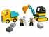 Stavebnice LEGO LEGO Duplo Town 10931 Náklaďák a pásový bagr