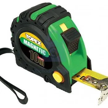metr Metr svinovací, ocel/nylon s magnetem, Topex 3m/19 mm, balení 1 ks