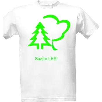 Pánská móda Tričko s potiskem Sázím les pánské