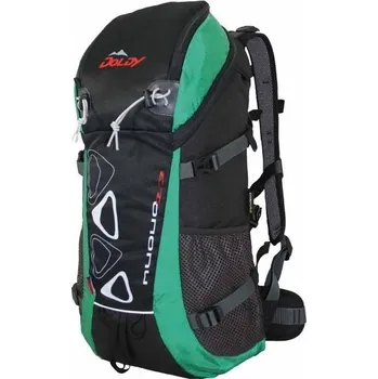 turistický batoh Doldy NUOVO 17 zelený -20 % (černý se zelenou)