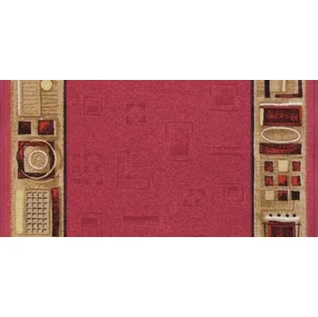 Koberec Protiskluzový běhoun na míru Jena 10, šíře 67 cm, červená, chodba / předsíň, Associated Weavers - 1 rok na vrácení + DOPRAVA ZDARMA k Vám i zpět