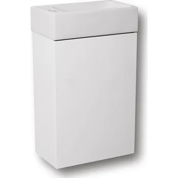 Koupelnový nábytek Unakit - spodní skříňka pod umyvadlo 39 cm, závěsná baterie vlevo UN02/LM1F1