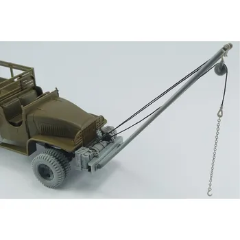 Plastikový model MP Originals Masters Models 1/48 GMC CCKW 2,5t 6x6 bumper,aditional canisters,winch,double tires and crane (for Tamiya kit 1/48 scale)