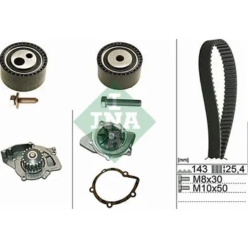 Vodní pumpa + sada ozubeného řemene INA 530 0447 30