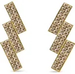 Náušnice zlaté se Swarovski Elements Moonlight KGFMP3GSGS Golden Shadow