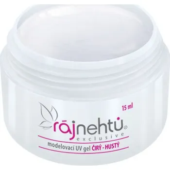Umělé nehty Ráj nehtů UV gel modelovací - čirý, hustý - 15 ml