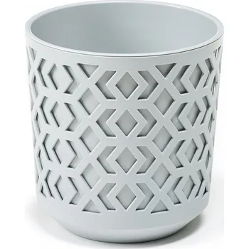 Květináč Plastový květináč Aztek 290 mm, světle šedý/světle šedý (120060 007 LA793 Aztek sv.šedá/sv.šedá 290mm obal)