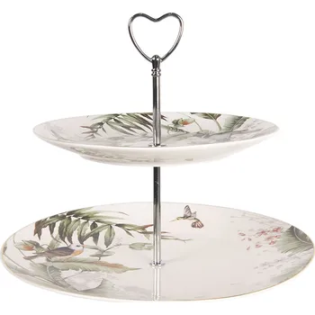 Stolování Porcelánový etažér Tropical birds - Ø 26 cm
