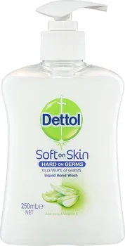 Mýdlo Dettol Antibakteriální tekuté mýdlo s Aloe Vera a vitamínem E 250 ml