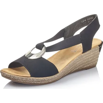 Dámské sandále Rieker 624H6-00 S0 Schwarz