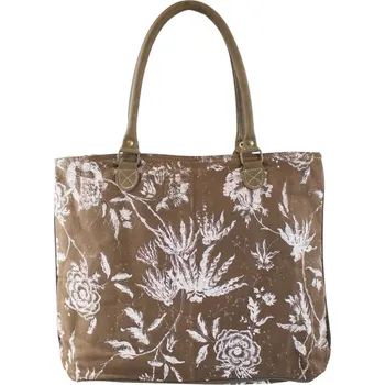 Hnědá vintage kabelka přes rameno - 44*34cm