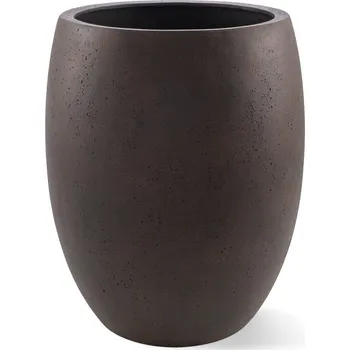 Květináč D-lite vajíčko Rusty Iron Concrete 55x68cm + doprava zdarma