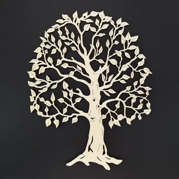 Dekorativní magnet AMADEA Dřevěná strom, přírodní závěsná dekorace, výška 23 cm