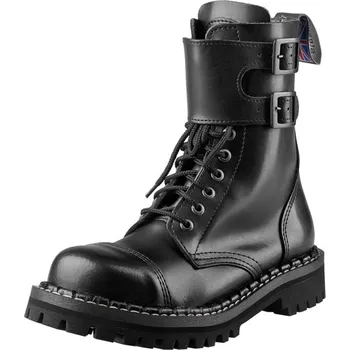 Pánská zimní obuv boty kožené unisex - 10 dírkové - STEADY´S - STE/10_OPINACZ - 36