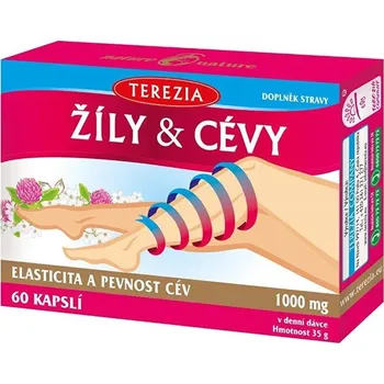 Přírodní produkt TEREZIA COMPANY Žíly & Cévy 60 cps.