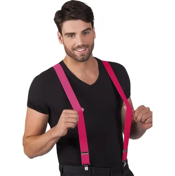 Karnevalový kostým Unisex kšandy - Růžové