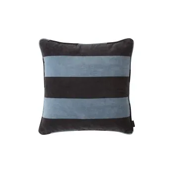 Polštář Sametový polštář Velvet Anthracite Blue