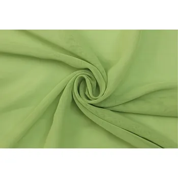 Šifon - Hráškově zelený