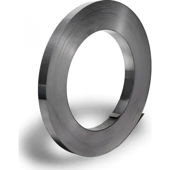 Organizace kabelů Ocelová páska 13x0.5 mm Cívka o hmotnosti 17,9 kg, maximální objednatelné množství jsou 2 cívky, tzn. 35,8 kg