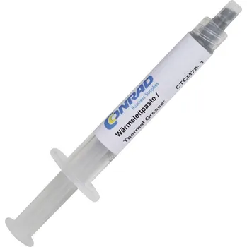 Počítač Teplovodivá pasta Conrad CTCM78-1 | 7,8 W/mK | -60 až +150 °C | 2,1 g | stříkačka