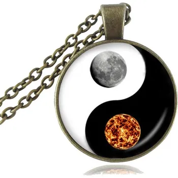 Řetízek Náhrdelník Yin yang (jin jang)