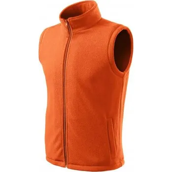 Pánská vesta MALFINI Vesta NEXT FLEECE UNISEX, různé barvy VELIKOST XXXL oranžové