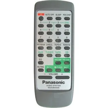Dálkový ovladač Panasonic N2QAGB000006, náhradní dálkový ovladač jiného vzhledu.