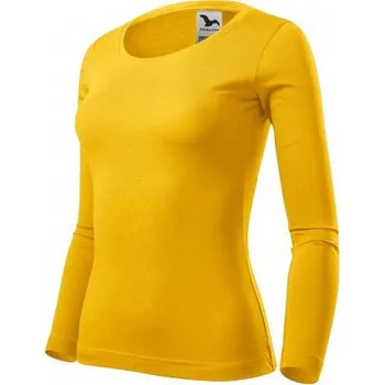 pracovní tričko MALFINI Triko FIT-T LS LADY 160g, různé barvy VELIKOST L žluté