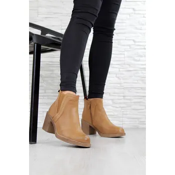 Dámská zimní obuv Small swan Boty na podpatku OM5310-3CA Velikost: 40