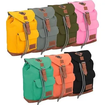 Dětský batoh Abbey camp Dětský batoh Abbey Leather Strap Šedý