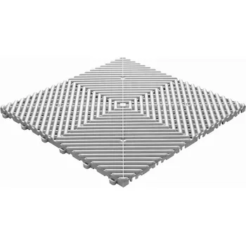 Umělý povrch Plastová dlažba Performance Floor Race - Bílá hliníková