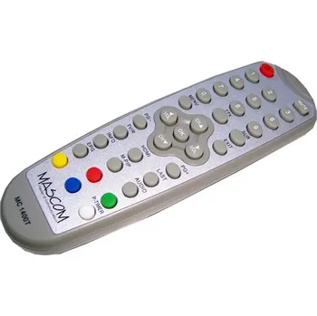 Mascom DVBT MC1400T MC-1400T náhradní dálkový ovladač jiného vzhledu.