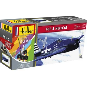 Plastikový model Heller 1/72 Starter kit F6F Hellcat