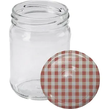 Zavařovací sklenice M.A.T Group Twist 66 + víčka Kanafas 10 ks