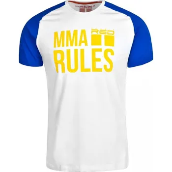 Pánské tričko Double Red Tričko Double Red MMA Rules Blue/White