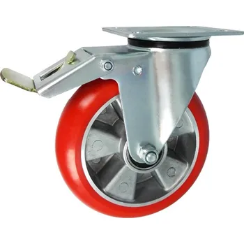 Pojezdové kolečko Polyuretanové kolo pro snadnou manipulaci - otočná vidlice