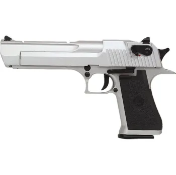Airsoftová zbraň KWC Airsoftová pistole DE .50AE CO2 , kovový závěr, blowback - Stříbrný